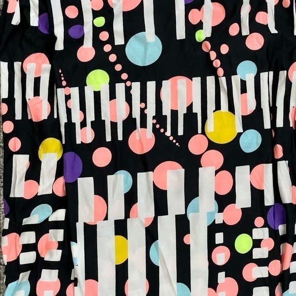 Geometric Pattern Flair Pants - Picture 2 of 2